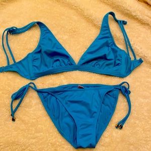 Blue bikini by Venus size 8.